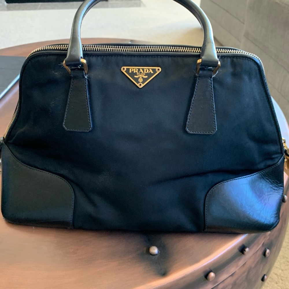 Prada canvas bag